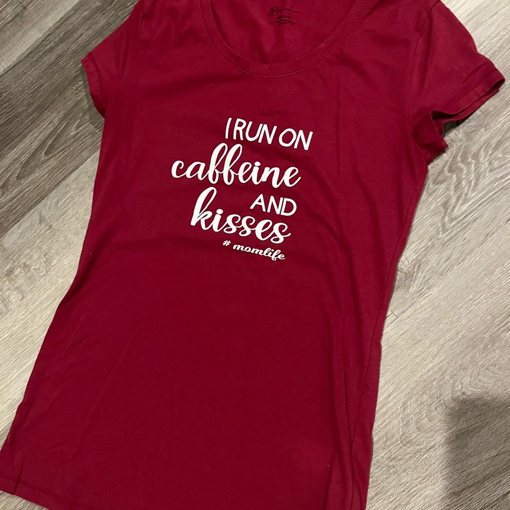 Women's Red Graphic Tee